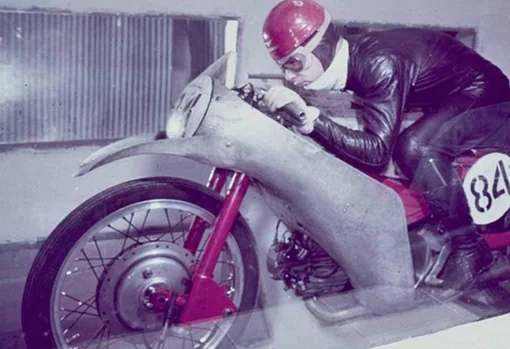 El tunel de viento de Moto Guzzi fue el primero de una marca de motos en el mundo