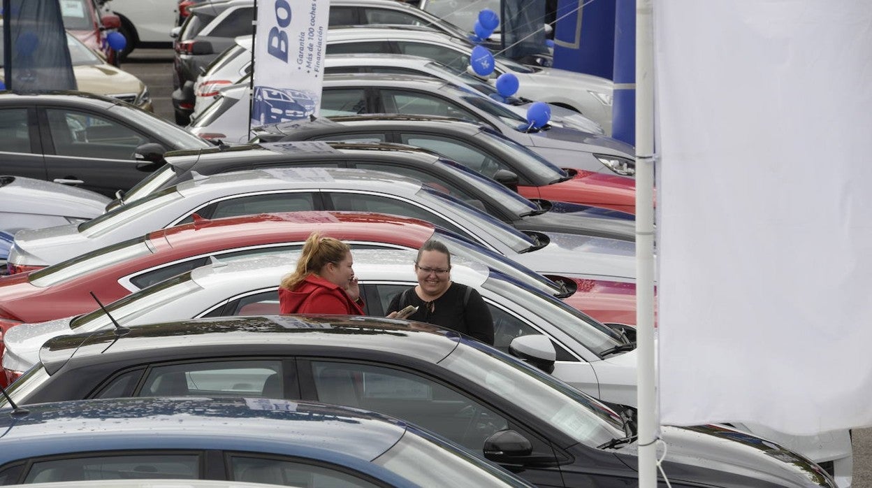 Feria de vehículos usados en Toledo, en 2018