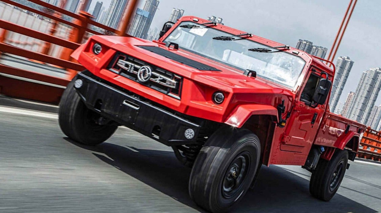 Así es el Dongfeng M18, la competencia china del Hummer eléctrico