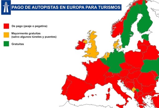 Las autopistas españolas están entre las más caras de Europa