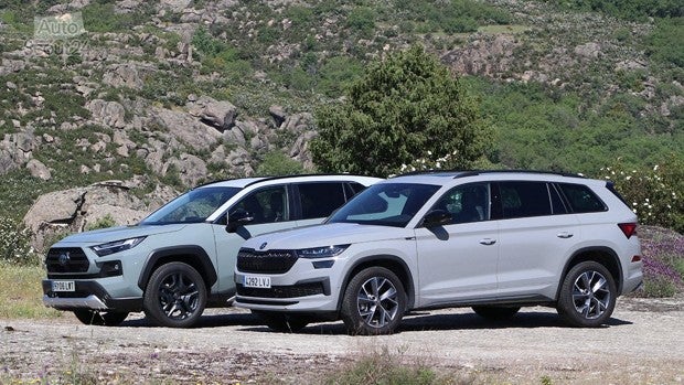 Toyota RAV4 vs Skoda Kodiaq: dos SUV prácticos y espaciosos