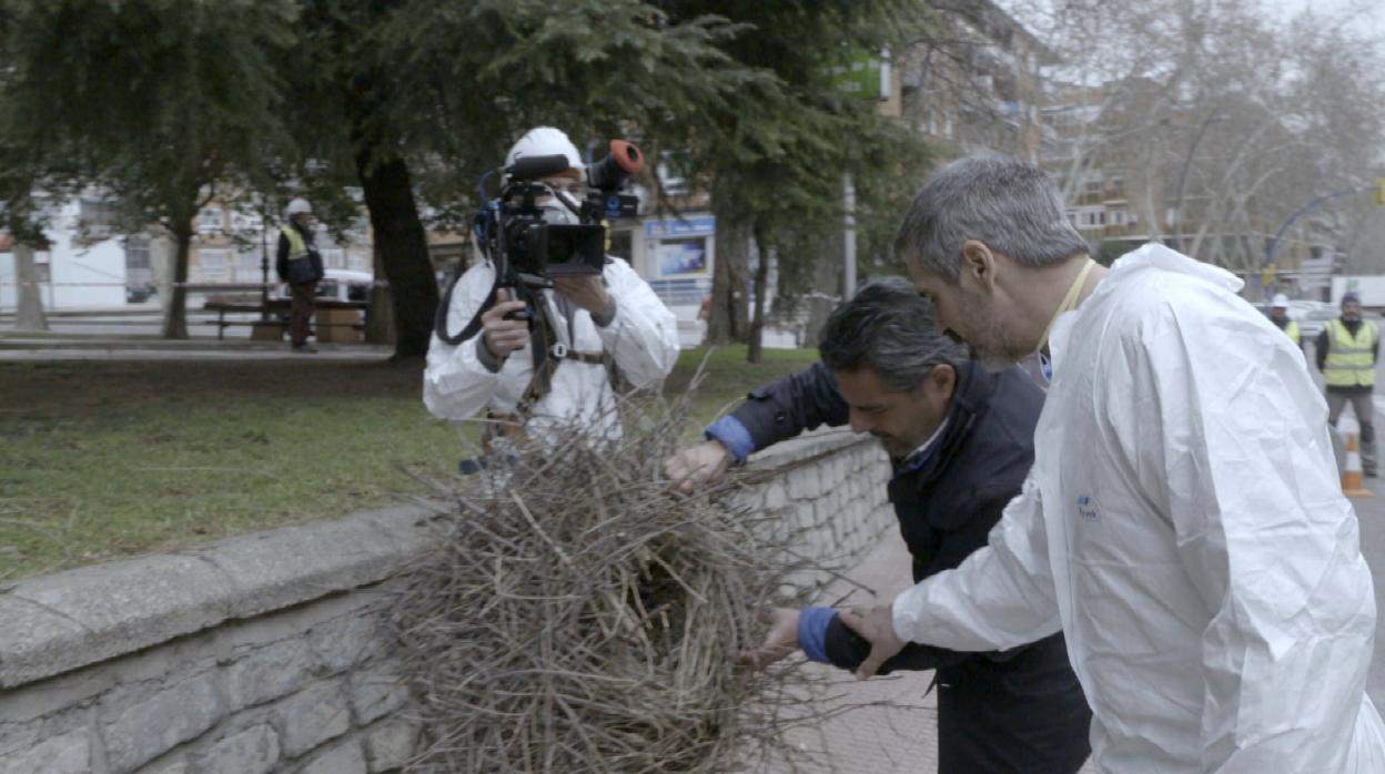 Jalis de la Serna durante el capítulo sobre gorriones