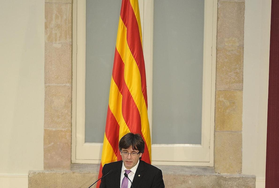 Carles Puigdemont, presidente de la Generalitat