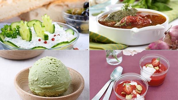 Ocho recetas para comer helado de forma diferente