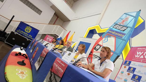 El presidente grancanario, Antonio Morales, este martes en la capital grancanaria