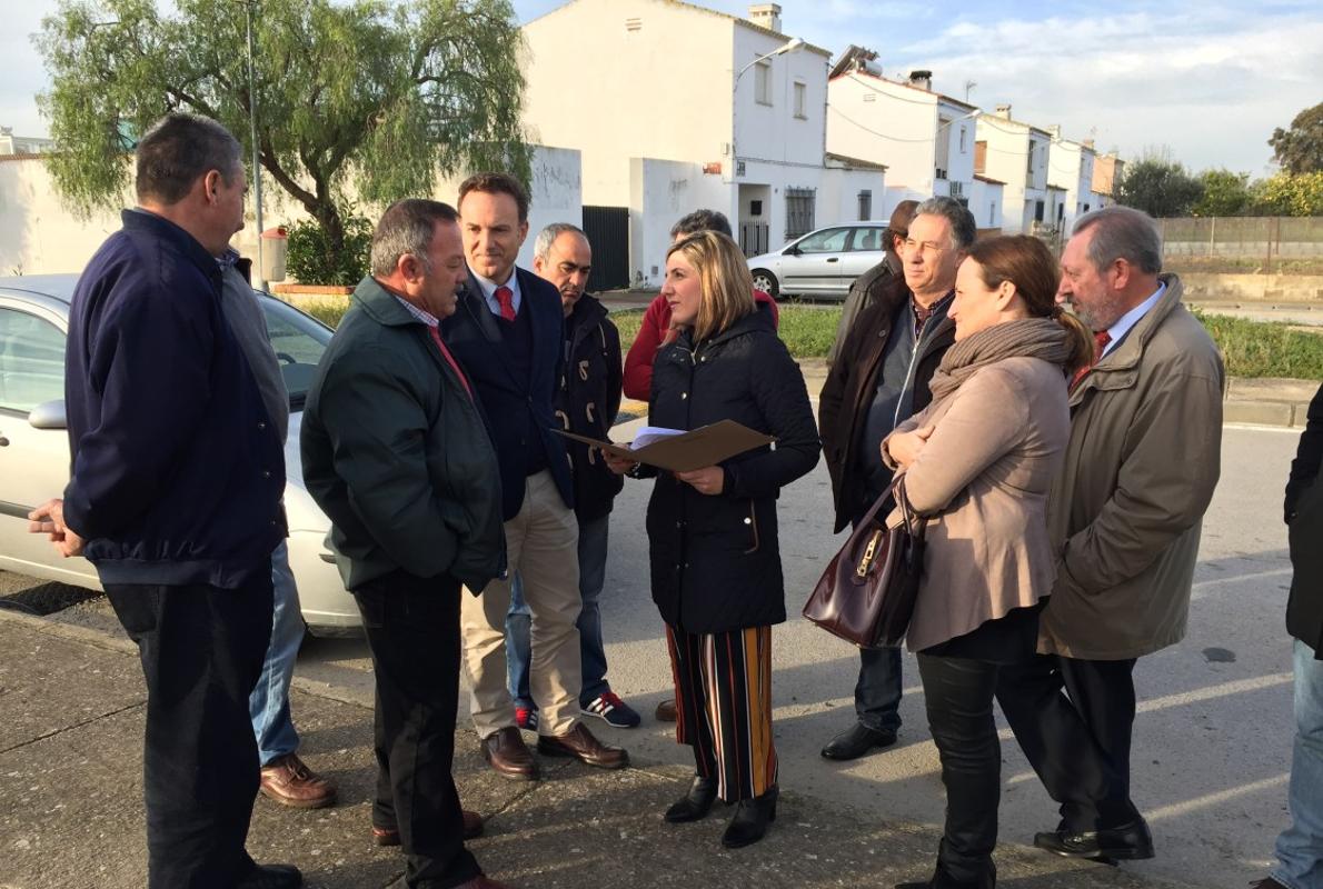 El poblado de Doña Blanca afronta la culminación de obras de mejora urbana