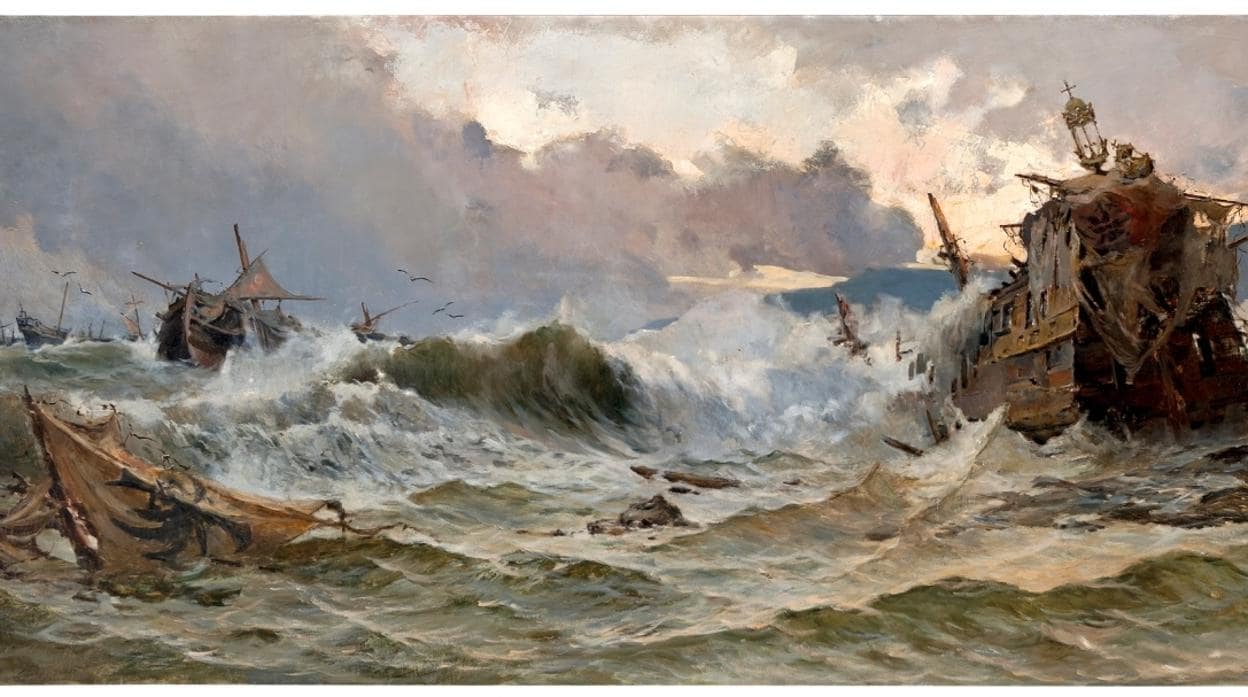 José Gartner de la Peña (1866-1918) pintó uno de los cuadros icónicos del «desastre», hoy matizado por la ciencia