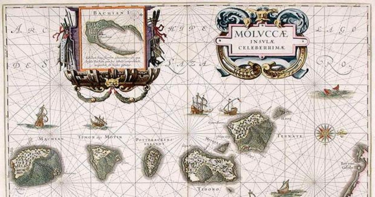 Las codiciadas islas Molucas, Willem Janszoon Blaeu