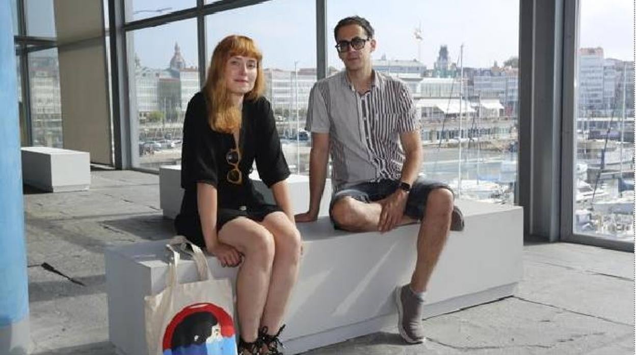 Patricia Martín y Raúl Allén en la sala municipal Palexco, La Coruña