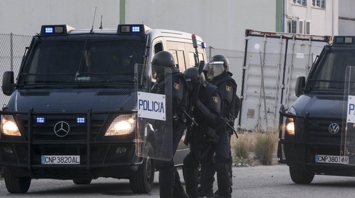 Actuación policial este jueves en el Bajo de la Cabezuela