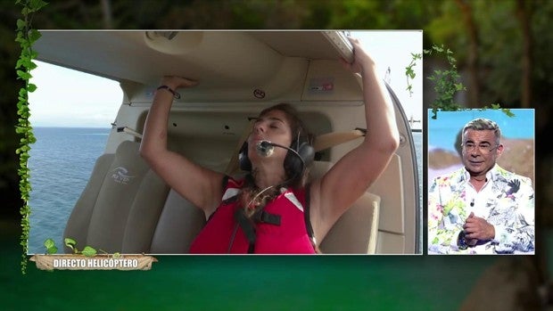 Anabel Pantoja da la nota en 'Supervivientes' al saltar del helicóptero: «¡Me quiero tirar ya!