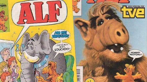 Genial la portada del primer nº de Alf