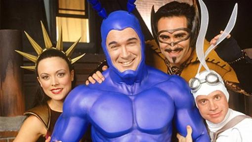 Patrick Warburton y el resto del reparto de The Tick