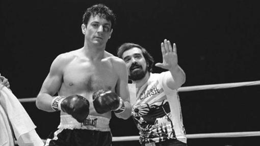 Scorsese y De Niro durante el rodaje de 'Toro Salvaje'