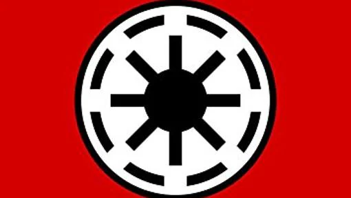 Bandera de la República Galáctica en la saga de 'Star Wars'.