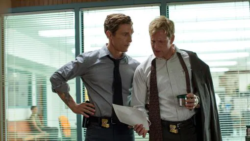 Matthew McConaughey y Woody Harrelson, protagonistas de la primera temporada de 'True Detective'.