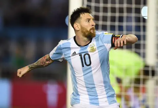 Leo Messi, estrella de Argentina.