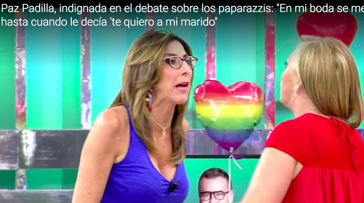 Paz Padilla discute con Belén Esteban.