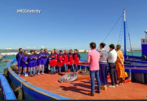 Los concursantes de Masterchef Celebrity, en Barbate.