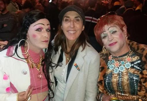 Paz Padilla pasó un fin de semana de Carnaval