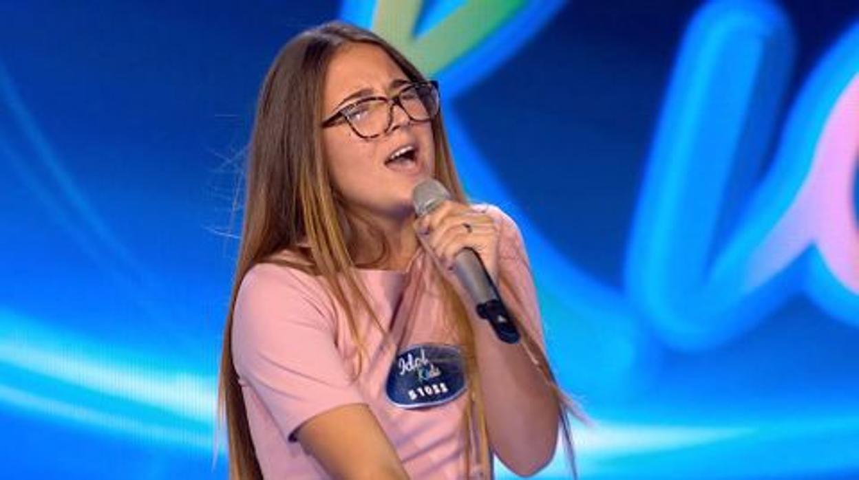 La linense Ana Belén, en 'Idol Kids'.