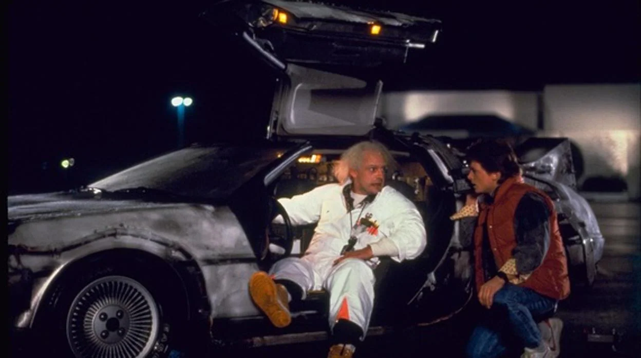 El doctor Emmett Brown y Marty McFly, protagonistas de 'Regreso al futuro'.