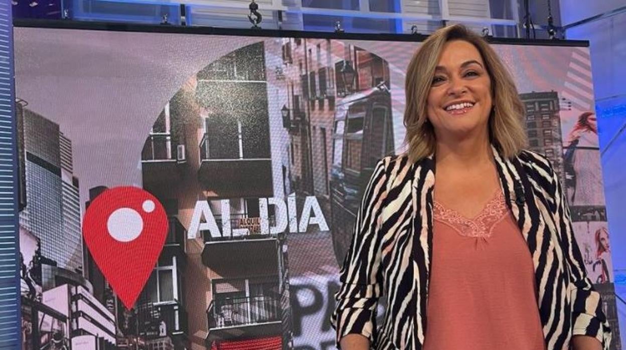 Toñi Moreno, presentadora de televisión.