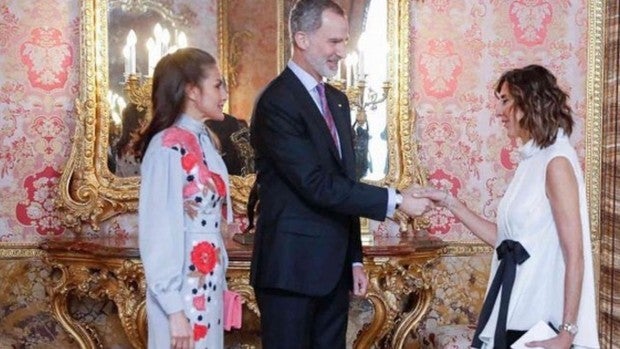 Así fue el encuentro de Paz Padilla con los Reyes Felipe VI y Letizia en Palacio Real