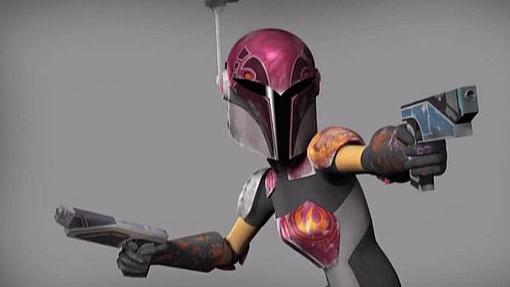 La joven mandaloriana que vemos en «Star Wars Rebels»