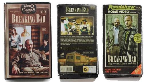 Las caratulas en VHS de «Breaking Bad»