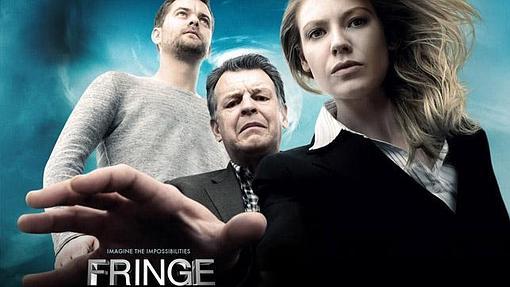 Los tres protagonistas principales de «Fringe»