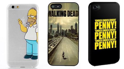 Fundas para móviles de Los Simpson, The Walking Dead y The Big Bang Theory