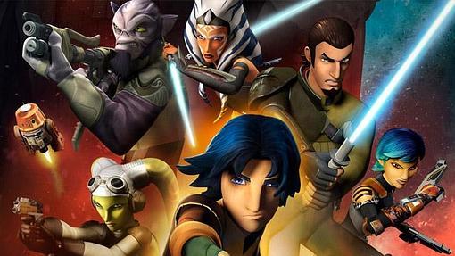 El variado grupo de protagonistas de «Star Wars Rebels»