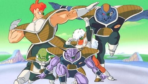 Las fuerzas especiales de Gineu, un homenaje a este genero en Dragon Ball