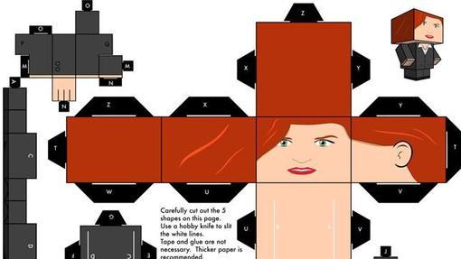 Papercraft «Dana Scully»