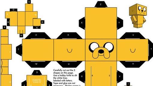 Papercraft Jake de «Hora de Aventuras»