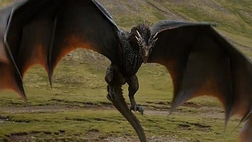 Drogon, el dragón negro de Daenerys