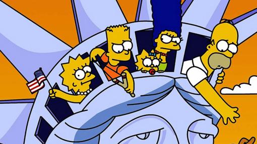 Homer Simpon and family vs New York