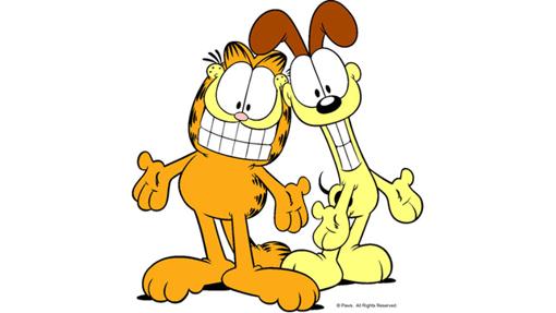 Garfield y Odie