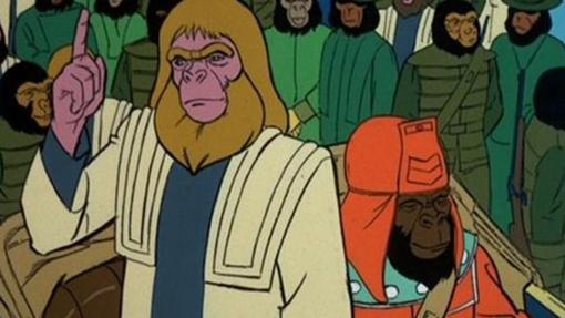 EL Dr. Zaius de la serie animada de «El Planeta de los Simios»