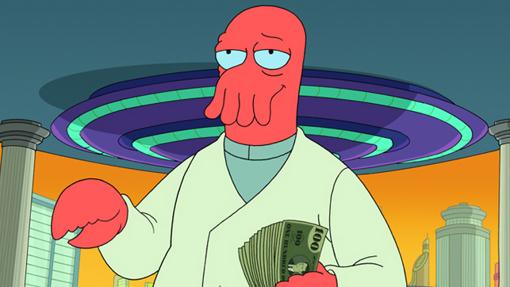 El Dr. Zoidberg de Futurama