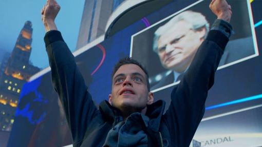 Rami Malek en Mr. Robot