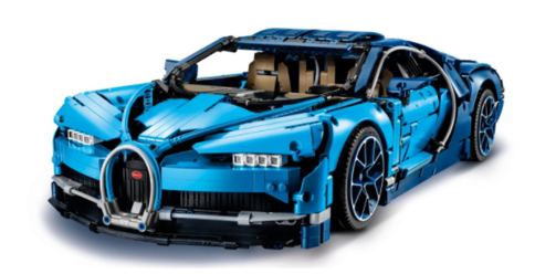 Lego ha conseguido un increíble nivel de realismo en la réplica del Bugatti Chiron cuidando al máximo los detalles