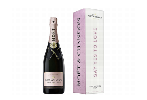 Moët & Chandon es uno de los grandes nombres del Champagne, asociado al lujo y la calidad premium.