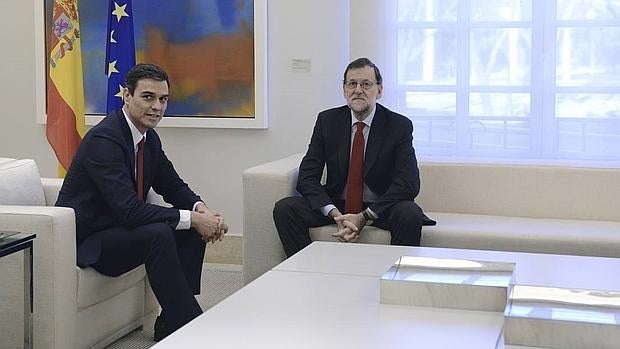 Pedro Sánchez y Mariano Rajoy