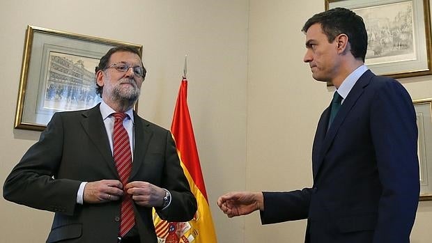 Mariano Rajoy antes de su reunión con Pedro Sánchez la semana pasada