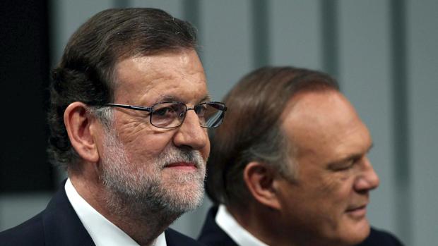 Rajoy, durante el debate