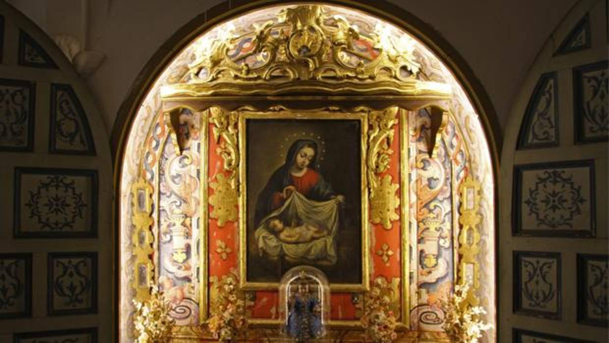 Altar perteneciente al patrimonio del convento de Santa Rosalía