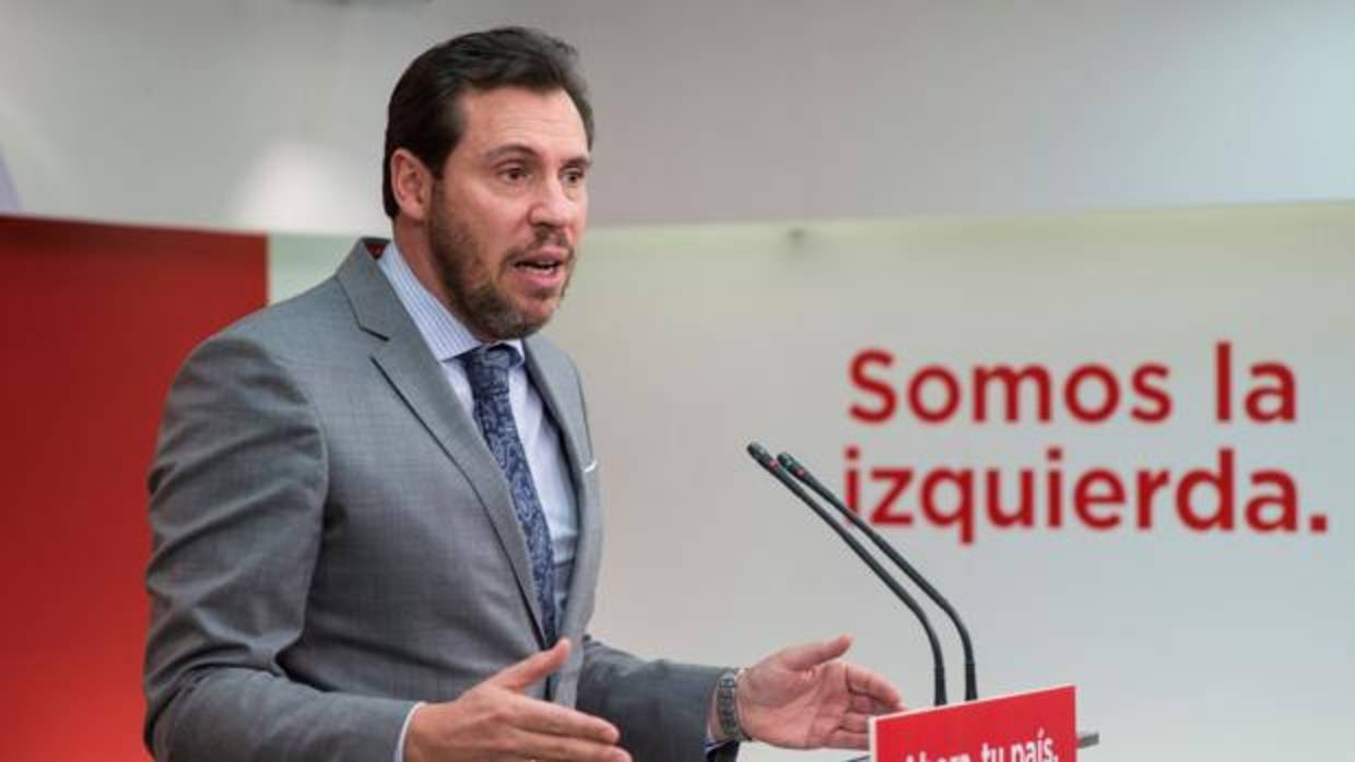 El portavoz de la Ejecutiva federal del PSOE, Óscar Puente