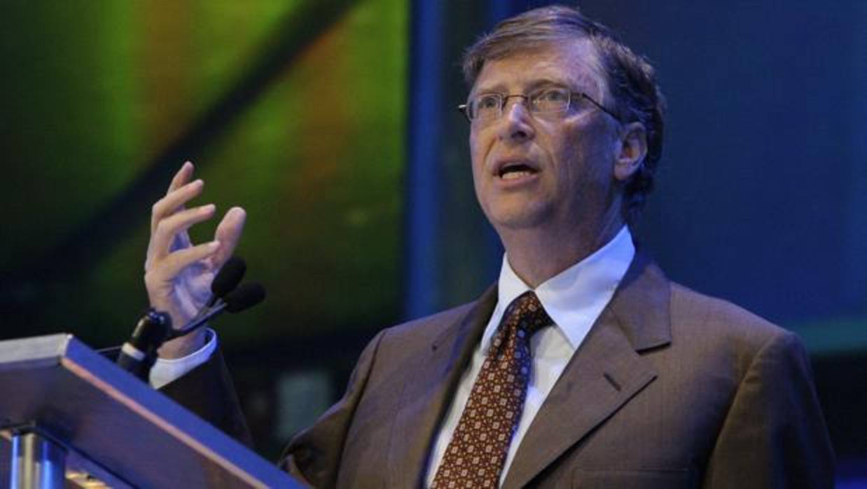 Bill Gates, durante una conferencia en el año 2010